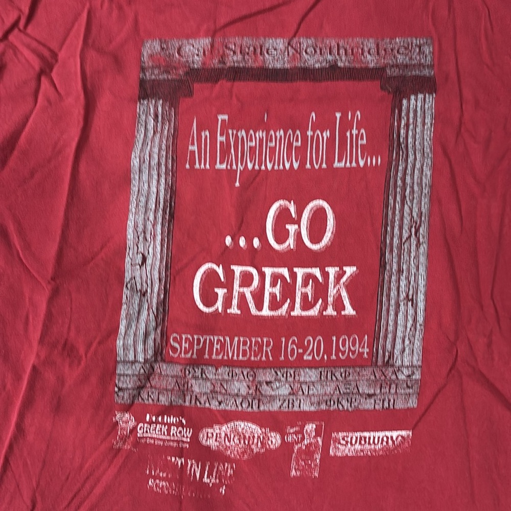 SAE Cal State Northridge XL 1994 Vintage Shirt